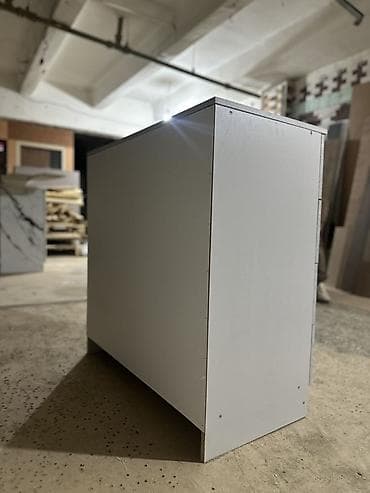 Кийим үчүн комод, Күзгүсүз, ЛДСП, түсү - Ак — 6