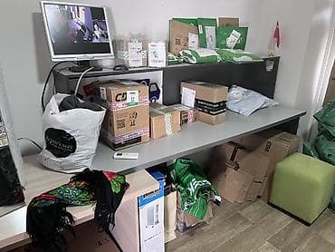 таулетный столик: Офисный стол, Нерегулируемый, цвет - Серый, Прямоугольный, ЛДСП — 3