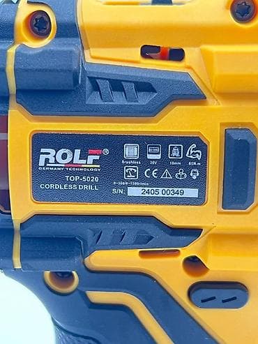 мини электро: Аккумуляторная дрель‑шуруповерт ROLF TOP‑5020 (Germany Technology) — 5