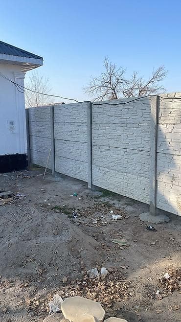 Железобетонная заборная плита, Длина: Другая длина, Высота: Другая высота, Толщина: Другая толщина — 10