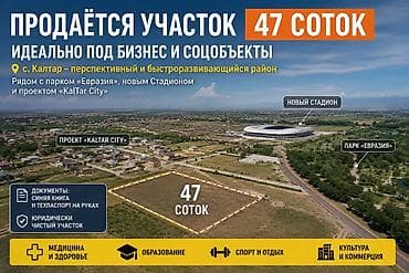 земля пахотная: 47 соток, Для сельского хозяйства, Тех паспорт — 3