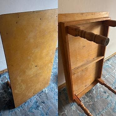 комплект стол и стулья на кухню недорого: Деревянный стол прямоугольной формы. - Материал: массив древесины — 1