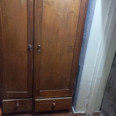 идиш койгуч шкаф: Шифоньер, шкаф для одежды, Прямой, Дерево — 1