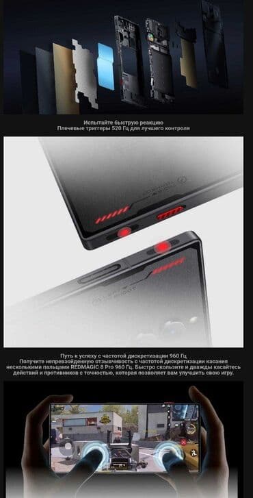 нокиа телефон купить: ZTE Nubia Red Magic 8 Pro-plus, Б/у, 256 ГБ, цвет - Черный, 2 SIM — 3