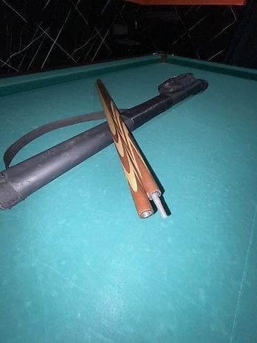 Бильярдный кий разборный + чехол - Двухсоставной кий с резьбовым