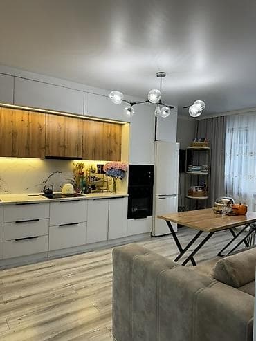 советский ахунбаева: 2 комнаты, 69 м², 4 этаж, Дизайнерский ремонт — 2