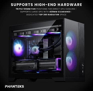 logitech g pro: Корпус ПК, Micro-ATX, цвет - Черный — 3