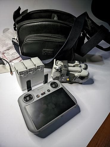 Дрон DJI Mini 4 pro, 4 акб + 3500 мах, налет минимальный! экран под