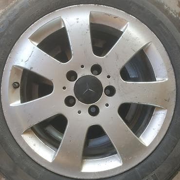 шина 13 175: Литые Диски R 16 Mercedes-Benz, Комплект, отверстий - 5, Б/у — 4