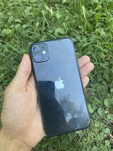 IPhone 11, Б/у, 128 ГБ, Черный, 72 %