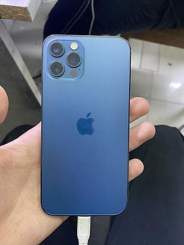 iphone 256gb: IPhone 12 Pro, Б/у, 128 ГБ, Pacific Blue, Кабель, 100 % — 3