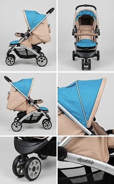 прогулочная коляска bertoni star: Коляска, Другой бренд, цвет - Голубой, Б/у, Самовывоз, Платная доставка — 1