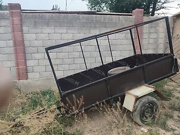 Самодельный прицеп Одноосный прицеп-самосвал к легковому автомобилю