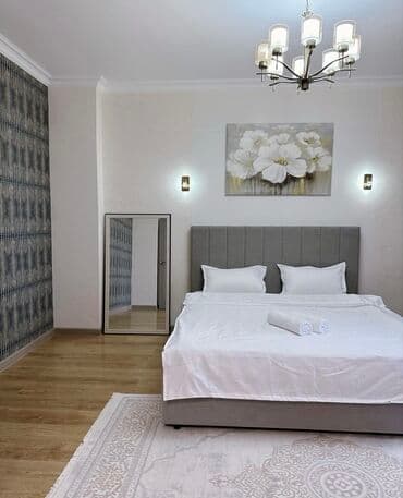 квартиры на ночь бишкек: 1 комната, Постельное белье, Банные принадлежности, Бытовая техника — 7