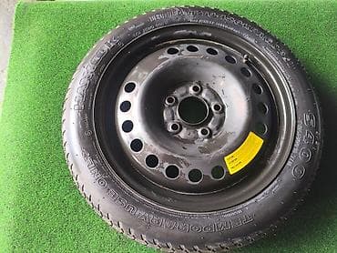 hankook: Колеса в сборе <130 / 80 / R 16, Всесезонная, Б/у, Запаска, Легковые, Железные, отверстий - 5 — 1