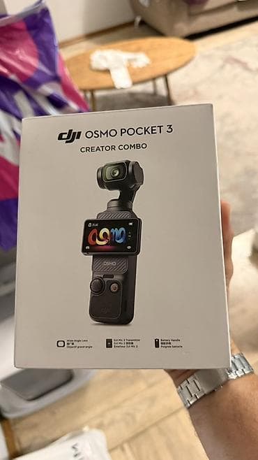 DJI Osmo Pocket 3 Creator Combo — карманная камера-стабилизатор для at lalafo.kg DJI Osmo Pocket 3 Creator Combo — карманная камера-стабилизатор для