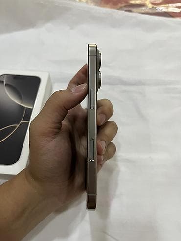 iphone cs max: IPhone 16 Pro, Б/у, 256 ГБ, Natural Titanium, Чехол, Кабель, Коробка, 88 % — 4