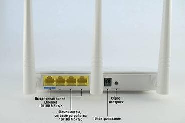 нето ю: WiFi-роутер Tenda F3 Wi-Fi-точка доступа (роутер); стандарт Wi-Fi — 2