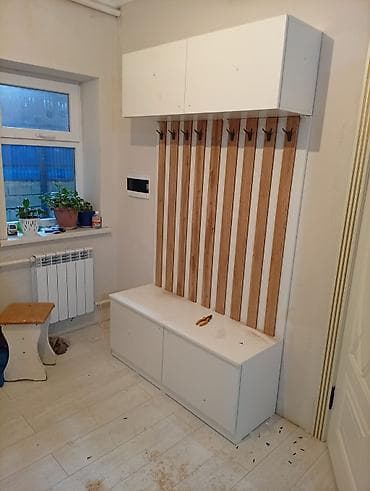 Кухонные гарнитуры: Спальный гарнитур, Двуспальная кровать, ДСП, цвет - Белый — 3