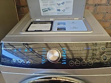 deco e4: Стиральная машина DAEWOO с фронтальной загрузкой, серебристый корпус — 2