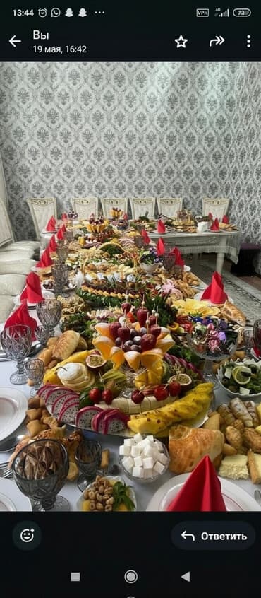 Профессиональный кейтеринг и сервировка банкетов - Полное оформление