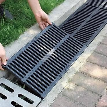 сливные системы: Водоотводный лоток, Для частного дома, Круглообразный, Новый — 10