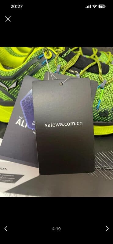 gore tex: Мужские кроссовки, 41, Salewa, Новый, цвет - Зеленый, Платная доставка, Самовывоз — 4