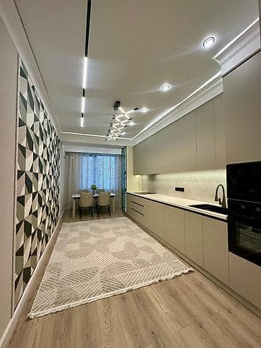 ts group: 2 комнаты, 82 м², Асанбай мкр Элитка, 13 этаж, Дизайнерский ремонт — 4