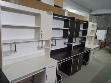 письменные столы цена: Компьютерный стол, Новый, С полками — 7