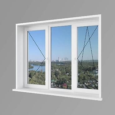 пластиковые канистры: Пластиковые окна ПВХ с поворотно-откидными створками - Трехстворчатые — 2