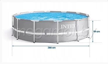 clean water: Бассейн каркасный INTEX 366х99см с фильтр-насос🏊‍♂️💦 Наслаждайтесь — 7