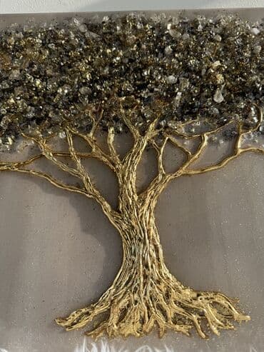 модульные картины: Картины из эпоксидной смолы и натуральных полудрагоценных камней и — 36