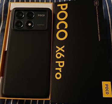 x3 nfc: Poco X6 Pro, Б/у, 256 ГБ, цвет - Черный, 2 SIM — 2