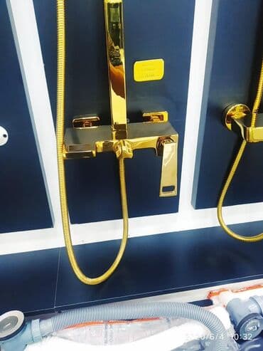 мебель для ванной бишкек: Душевная стойка цвет золото №97908 наш адрес АЮ GRANDул Чокана — 2