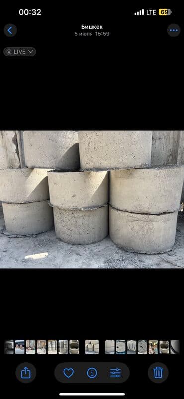 колцо бетон: Железобетонное (ЖБИ) кольцо для септика Размер: 110 x 90 x 10 см, Платная установка, В розницу — 19