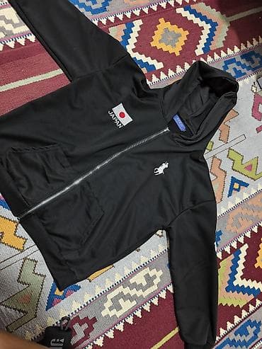 nike tech flece: Мужская толстовка, M, Polo Ralph Lauren, Б/у, цвет - Черный — 1