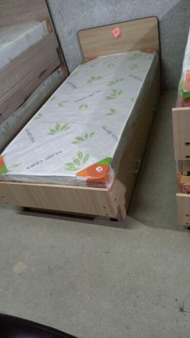 кованная кровать: Бир кишилик керебет, Жаңы, Матрасы бар, узуну - 190 см — 5