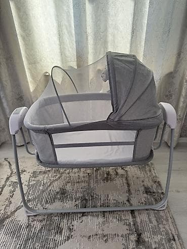 радионяня цена бишкек: Люлька, Колыбель, Металл, цвет - Серый — 2