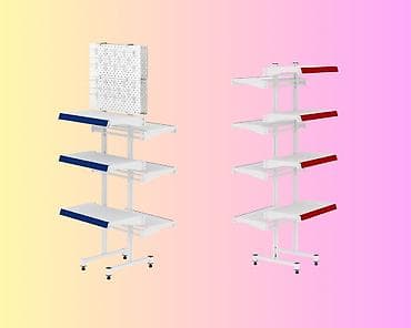 ремонт витрин: Стеллаж Дисплей торговый напольный, Дисплей перфорированный с — 2