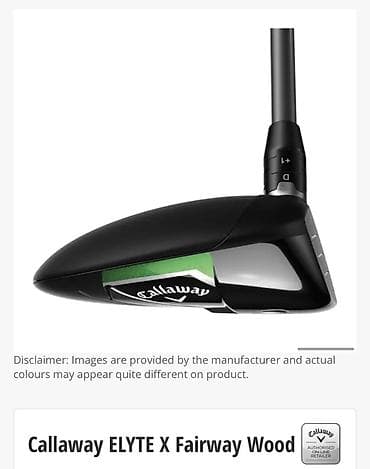 Спорт жана эс алуу: Callaway ELYTE X Fairway 5 Wood Для гольфа. Фервейный вуд с — 3