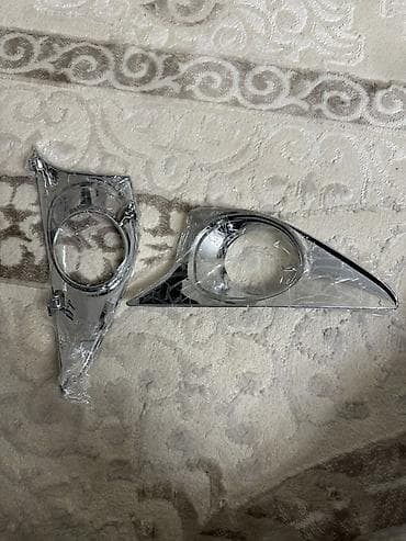 решетка мерс: Декоративные накладки На фары, Хром, Toyota, Новый — 3