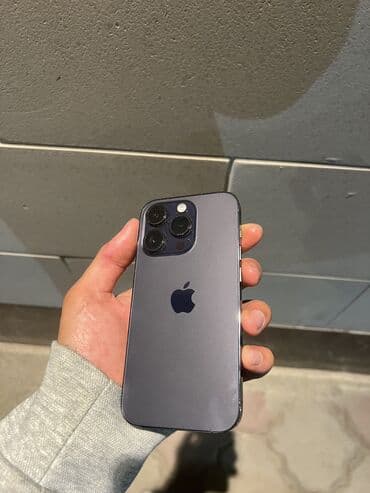 саат айфон: IPhone 14 Pro, Б/у, 256 ГБ, Deep Purple, Защитное стекло, Чехол, 85 % — 5