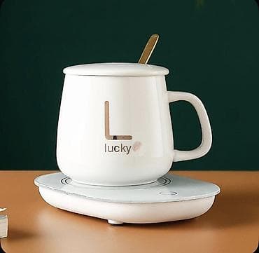 подставка для рук: Керамическая кружка белая с подогревом фирма Lucky - Электроподставка — 6