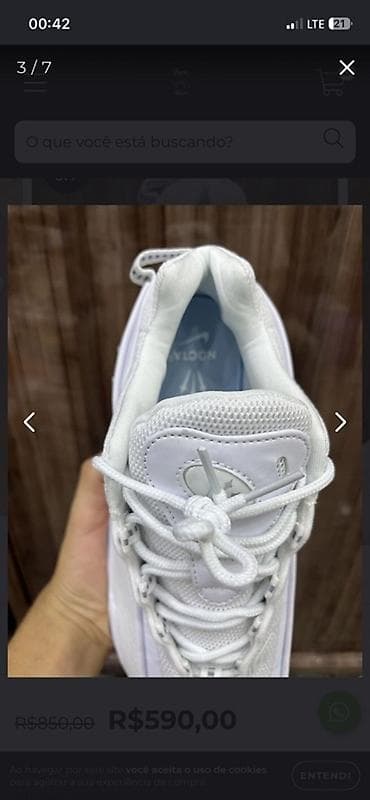 nike: Кроссовки Nike NOCTA Glide White - Цвет: полностью белый с — 4
