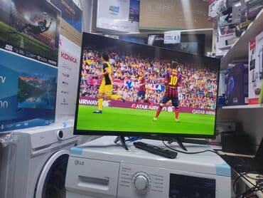 ясинь: Телевизоры Ясин 32 дюймов 81 см диагональ ресивер санарип встроенный — 3