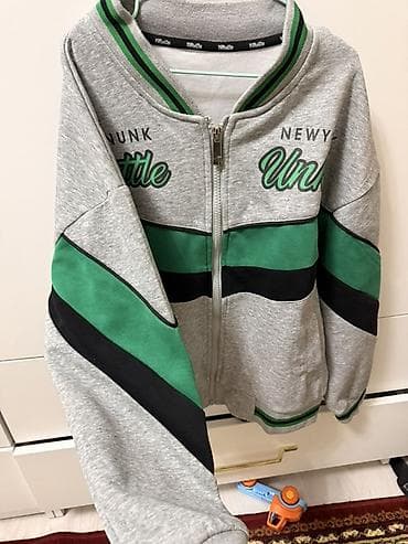 Топы и рубашки: Рубашка, цвет - Серый, Б/у — 1