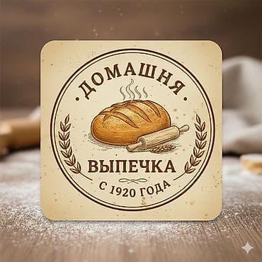 Делаю дизайны для выпечки . постеры и для еды без штрих кода но не