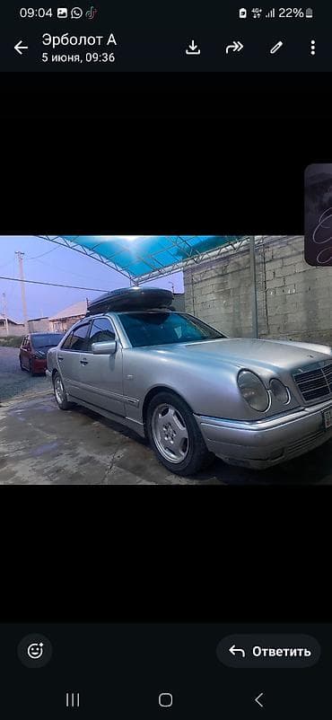 210 mers: Mercedes-Benz E-Class: 1996 г., Автомат, Бензин, Седан — 5