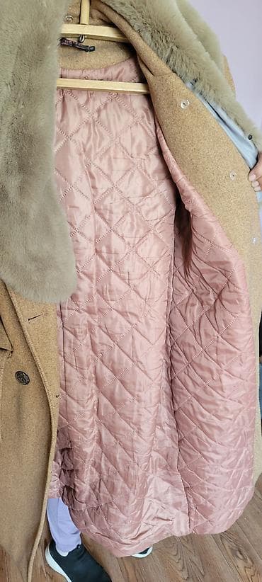 овчина: ЗА ДВА КОМПЛЕКТА 1500 СОМ. Дублёнка женская с капюшоном - Длина — 5