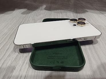 iphone battery: IPhone 13 Pro, Б/у, 128 ГБ, Белый, Защитное стекло, Чехол, Коробка, 100 % — 1